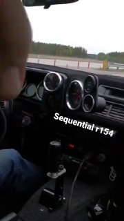 sequential shifter on a standard r154 gearbox