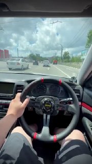 Fast driving in Toyota Mark 2 Jzx110 from the first person’s