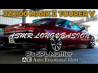 JDM JZX100 MARK2 1JZ-GTE Exhaust sound | R's SPL 60φ→76.3φ Full Dual Muffler | Tourer-V ASMR 4K