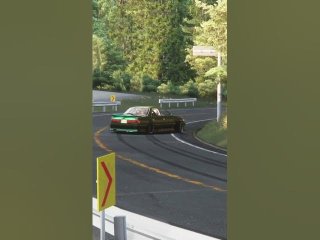 Toyota Mark 2 JZX81 Drifting on touge