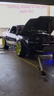 s13 240sx getting tuned with the new 1.5jz setup for @formuladrift in NJ