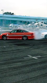 JZX100 Chaser & JZX110 Mark 2 Tokyo Drift Taxi Tandem Drifting