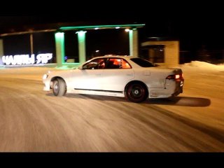 ЗИМНИЙ ДРИФТ НА TOYOTA MARK II |