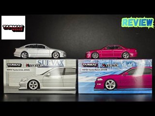 Tarmac Works - Vertex Toyota Aristo JZS161 & Vertex Toyota Mark II JZX100 - REVIEW