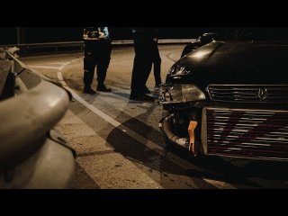 Toyota Mark II drift crash [4K]
