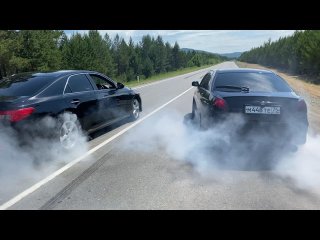 Burnout Toyota Mark X GRX133 350S (3.5) VS Verossa