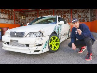 DRIFTING ADAM LZ'S JZX100 DRIFT MISSILE AT EBISU CIRCUIT!