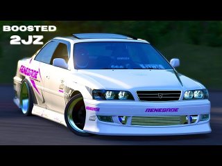 CW Big Turbo 2JZ Toyota Chaser JZX100 Drift Build! | Assetto Corsa | Thrustmaster T300RS GT