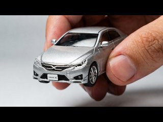 Unboxing Toyota Mark X / REIZ 1:64 Diecast Car - Tiny But Super Detailed! 😮 RP