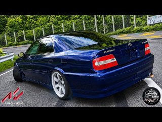 Toyota Chaser JZX100 Street Drifting / (4K) / Kameishi Hill / Assetto Corsa
