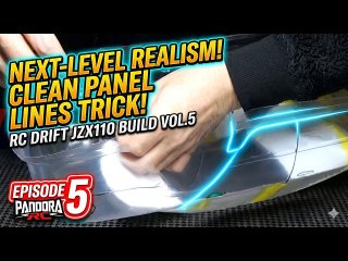 RC Drift Car Paint: TOYOTA MARK II JZX110 Body Build Vol.5 👉 Clean Panel Lines Trick!