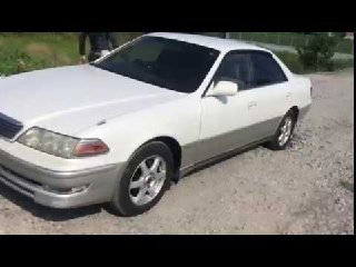 Видео-тест автомобиля Toyota Mark II (GX100-6155942, 1G-FE, белый, 2000г)