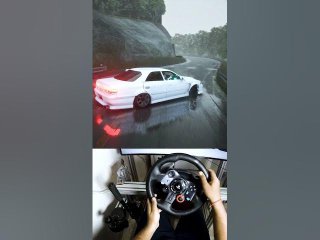 TOYOTA MARK II JZX100 Drifting In Rain