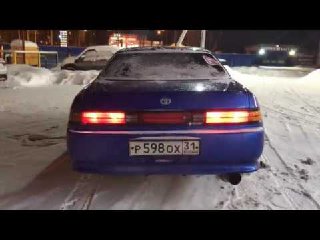 Зимний дрифт Toyota MARK 2 / Winter drift MARK 2