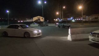 Дрифт на Марк 2 во круг ментов