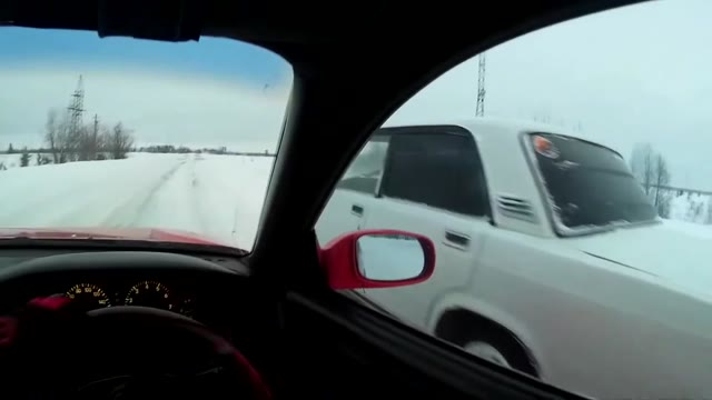 Зимний дрифт. Mark 2 jzx 90. Ваз 2107