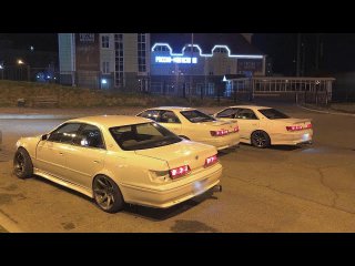 JZX ТРОЙКА В СТРИТУ! ПАРНЫЙ ДРИФТ НА КАРТОДРОМЕ. РАЗБИТЫЙ CHASER..