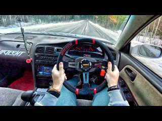 1996 Toyota Mark II (X90, 2.5 AT, 180HP Japan Classics) - POV TEST DRIVE