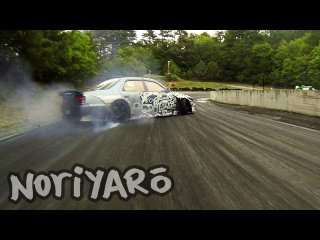 Touge drift tandems with JZX100 Mark II and Cresta
