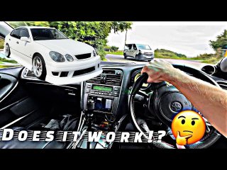 Testing manual conversion. - (Toyota Aristo 2JZ-GTE BMW 6 speed manual swap アリストのマニュアルスワップ).