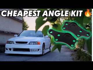 Installing the CHEAPEST Angle Kit | Toyota Chaser JZX100 Drift Build