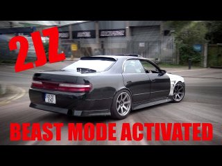 🐒 BEAST MODE ACTIVATED TOYOTA CHASER JZX90 2JZ DRIFT CAR