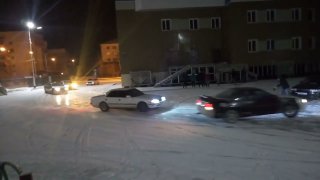 Зимний уличный дрифт МАРКООБРАЗНЫЕ GX81 JZX81