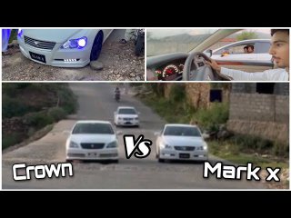Crown x Mark x Vs prius Drag race 🔥 / Dropped mark x stuccked 😬 / Tiktok: Head turners