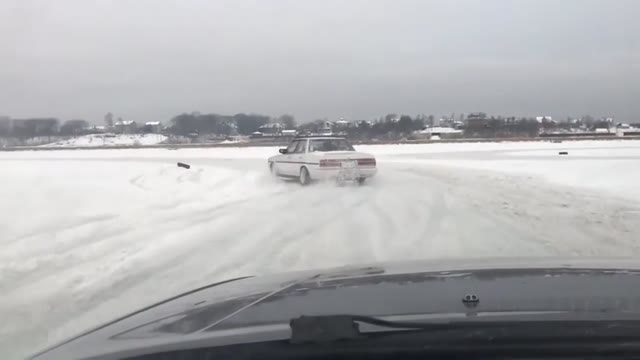 Toyota Cresta UZX71 ice drift Vladivostok